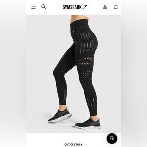 GYMSHARK Glow Seamless Tights Leggings Size M